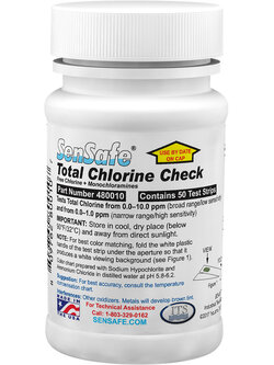 กระดาษวัดคลอรีน Total Chlorine Check