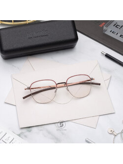 กรอบแว่น IC BERLIN Notos Shiny Copper-Kidney Bean Pop