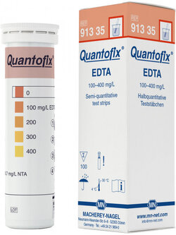 QUANTOFIX® EDTA 91335 กระดาษทดสอบกรดเอทิลีนไดเอมีนเตตระแอซีติก หรือ กรดเอเดติก