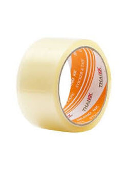 THAI KK เทปปิดกล่อง 2'' X 100 หลา แกน 3'' ใส 6ม้วน
