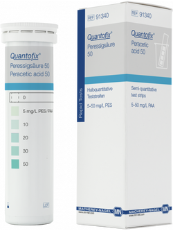 QUANTOFIX® Peracetic acid 50 test strips 91340 กระดาษทดสอบกรดเปอร์อะซิติก 50