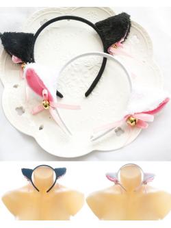 คาดผมหูแมว ติดกระดิ่งทอง