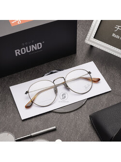 Ray-Ban RX8247V Round Titanium 1223 Demigloss Gunmetal