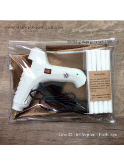 สีขาว - Glue gun sealing wax set