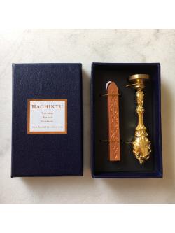 Mini Wax stamp set (Gold Handle)