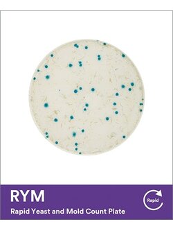 RYM แผ่นอาหารเลี้ยงเชื้อสำเร็จรูปแบบรวดเร็วสำหรับ Yeast and Mold 3M™ Petrifilm™
