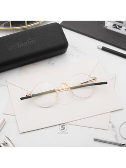 กรอบแว่น IC BERLIN Pluto Rose Gold