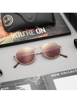 RayBan Jack RB3565 9202G9 Rose Gold Polarized Chromance