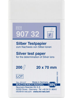 Silver test paper 90732 กระดาษทดสอบเงิน 20 mg/L