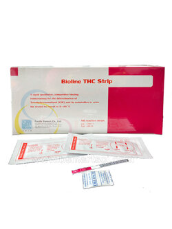 ชุดตรวจกัญชา แบบสตริป(จุ่ม) (Bioline Tetrahydrocannabinol THC Strip)