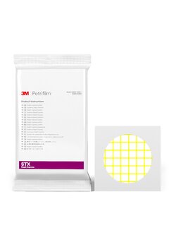 STX แผ่นเพลทอาหารเลี้ยงเชื้อสำเร็จรูป สำหรับทดสอบเชื้อสแตปฟิโลคอคคัส ออเรียส 3M™ Petrifilm™