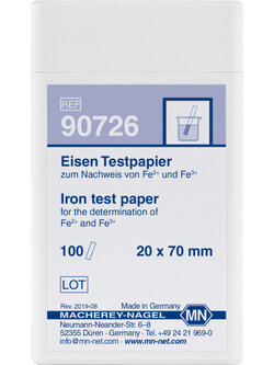 Iron test paper 90726 กระดาษทดสอบเหล็ก 10 mg/l