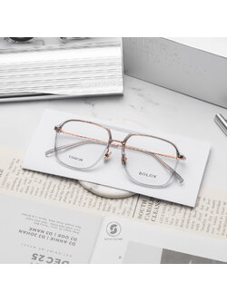 แว่นสายตา BOLON รุ่น BT6021 B13 Transparent Grey / Rose Gold
