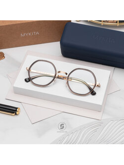 แว่นสายตา MYKITA ALYA C653 A83 Champagne Gold Clear Ash
