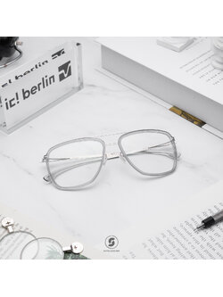 กรอบแว่น IC BERLIN Magnus Sky Grey HD Rough