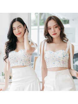 Lism S-035 เสื้อสายเดี่ยวผูกไหล่น่ารักๆ