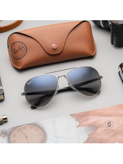 Ray Ban RB3675 004/78 Gunmetal / Blue Grey Polarized