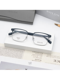 แว่นสายตา BOLON รุ่น BH7031 B07 Matte Dark Blue / Silver