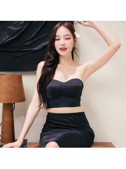Lism S-053 Eternal Satin Bustier เสื้อครอปเกาะอก