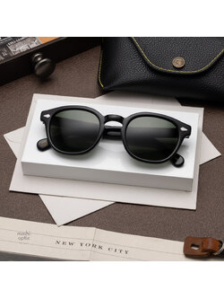 แว่นกันแดด Moscot Sun Lemtosh Black G-15