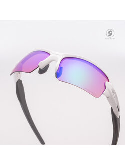Oakley OO9271-10 Flak 2.0 (A) Polished White Prizm Golf