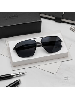 แว่นกันแดด IC BERLIN Ryan Black