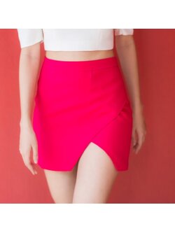 Lism MS-004 กระโปรงเอวสูงสีสันสดใส