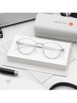 แว่นสายตา MYKITA LEICA ML09 C547 Leica Silver White Edges