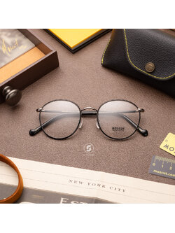 แว่นสายตา Moscot Zev Col. Black Gunmetal