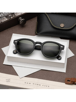 แว่นกันแดด Moscot Sun Lemtosh Matte Black G-15