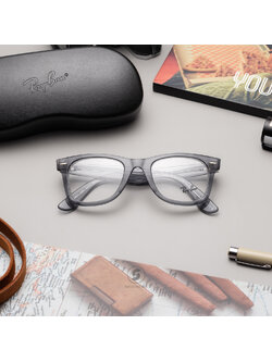 Ray-Ban Wayfarer Ease RX4340V 8225 Transparent Grey