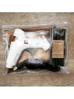 สีดำ - Glue gun sealing wax set