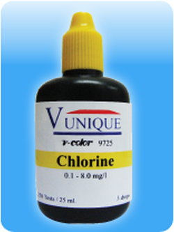 ชุดทดสอบคลอรีน ( Chlorine test kit ) ช่วง 0.1 - 8.0 mg/l