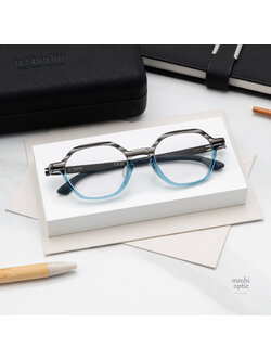 กรอบแว่น IC BERLIN Shirakawa-Go Stripe G. Grey Aqua