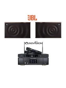 ชุดคาราโอเกะ (ลำโพง JBL MK12-PAK แอมป์ SOUNDVISION DKA-900 ไมค์ลอย SU-850DG)