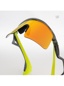 OAKLEY STUNT WING OO9519-04 Matte Grey Smoke Prizm Ruby