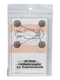 Udder test paper 90748 กระดาษทดสอบเต้านมสำหรับโรคเต้านมอักเสบ