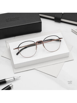 กรอบแว่น IC BERLIN Kayoko Matte Black Shiny Copper