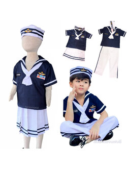 ชุดทหารเรือเด็ก ชุดทหารเรืออเมริกาเด็ก ชุดอาชีพในฝันเด็ก