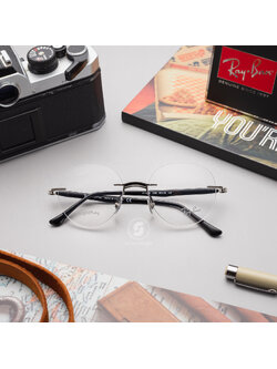 Ray-Ban RX8768 1230 Red On Sanding Gunmetal