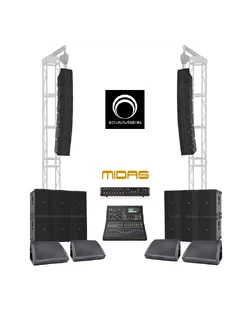 SOUNDVISION Flexy M Series SET Band M-62LA + M-15SA + M-FLYBAR + SVM-12A + M32R + DL16