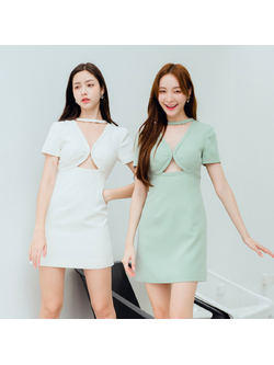 Lism D-077 Bold Cut Charm Dress ชุดเดรสสั้นน่ารักๆ