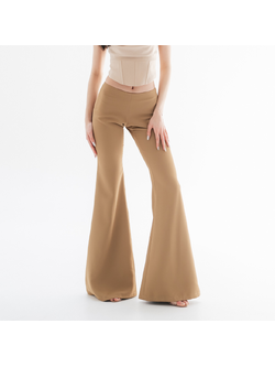 Lism P-035 Low-rise flared pants (กางเกงเอวต่ำ)