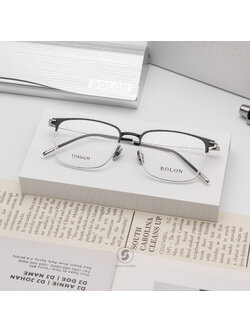 แว่นสายตา BOLON รุ่น BT1612 B15 Matte Black / Silver