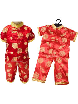 ชุดเจ้าสัวน้อย ชุดตรุษจีนเด็กผู้ชาย