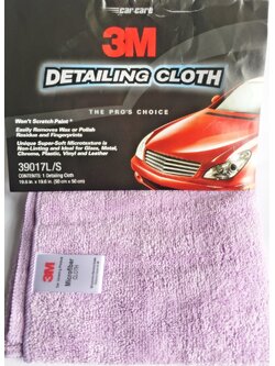 3M 39017L/S Super Microfiber Detailing Cloth ผ้าใยไมโครไฟเบอร์ 50 x 50 ซม.
