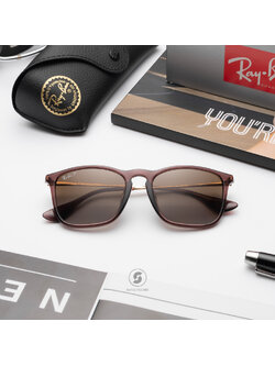 Ray Ban Chris RB4187F 6593T5 Transparent Brown Polarized