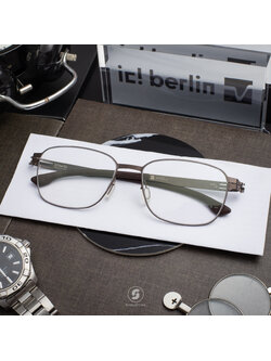 กรอบแว่น IC BERLIN Andy L. Teak