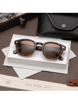 แว่นกันแดด Moscot Sun Lemtosh Tortoise Cosmitan Brown