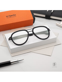 กรอบแว่น IC BERLIN Elliot Black HD Rough Black